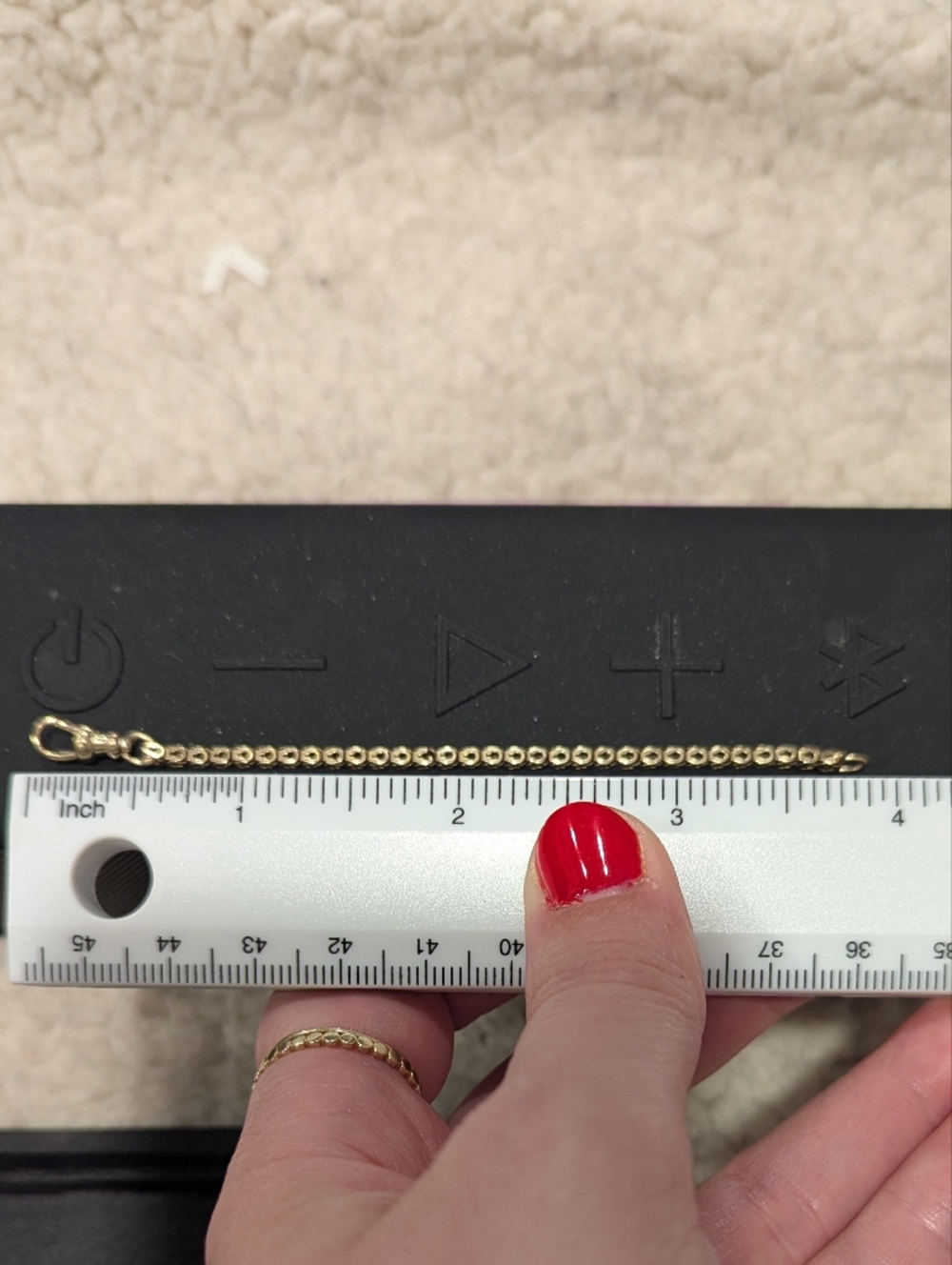 Antique 9ct Gold Watch Chain Extender - Picture 3 of 6